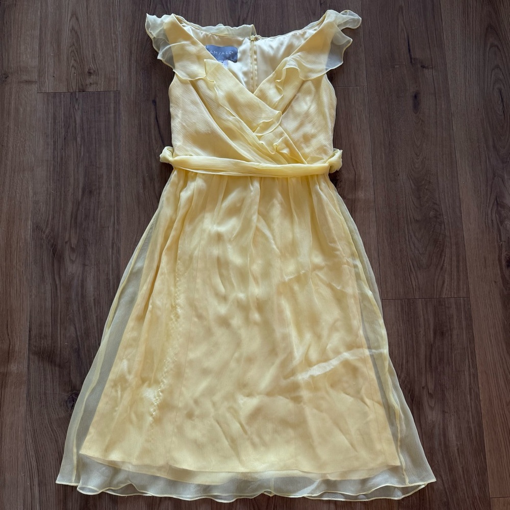 Amsale Silk Dress